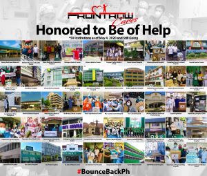 FRONTROW Cares Pandemic Response 2020